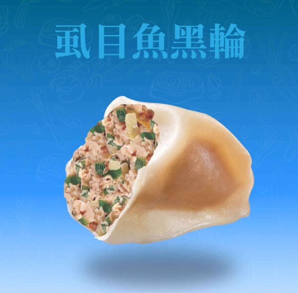 虱目魚黑輪水餃